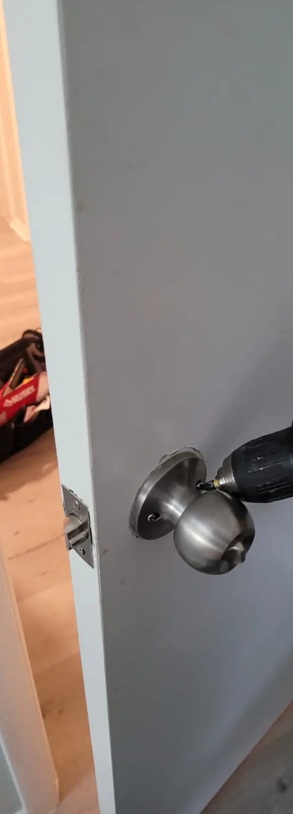 Residential lock installation by Maryland Emergency Lock & Key